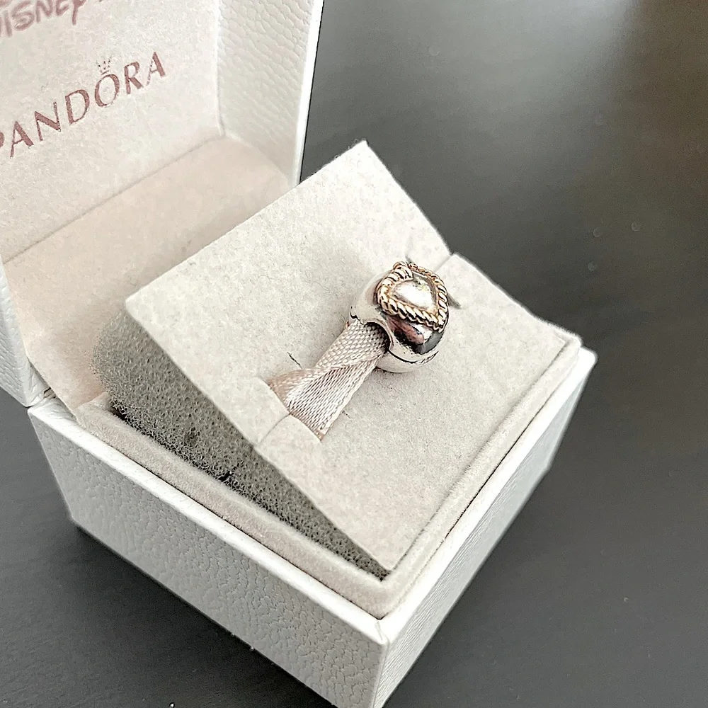 Pandora braided heart clip